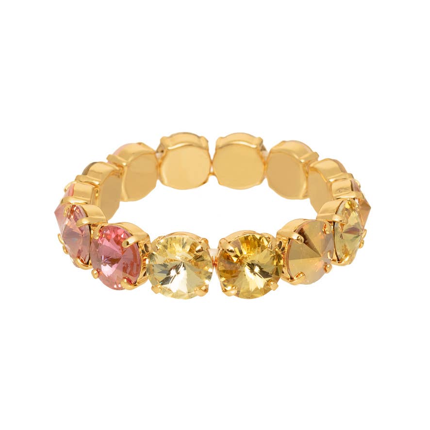 Croatia Stretch Bracelet in Mixes: Candy Crush / Medium