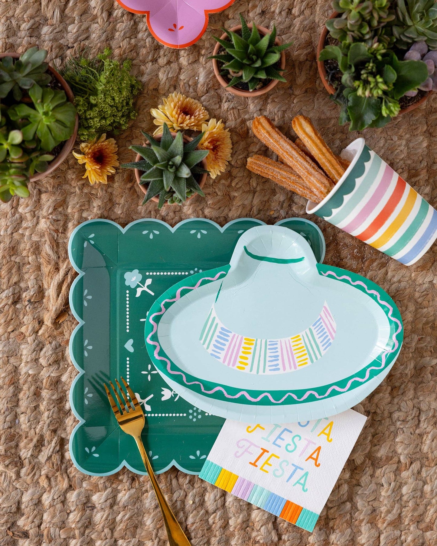 Fiesta Sombrero Plates 8ct