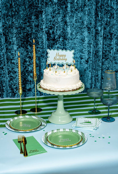 Blue Birthday Cocktail Napkins