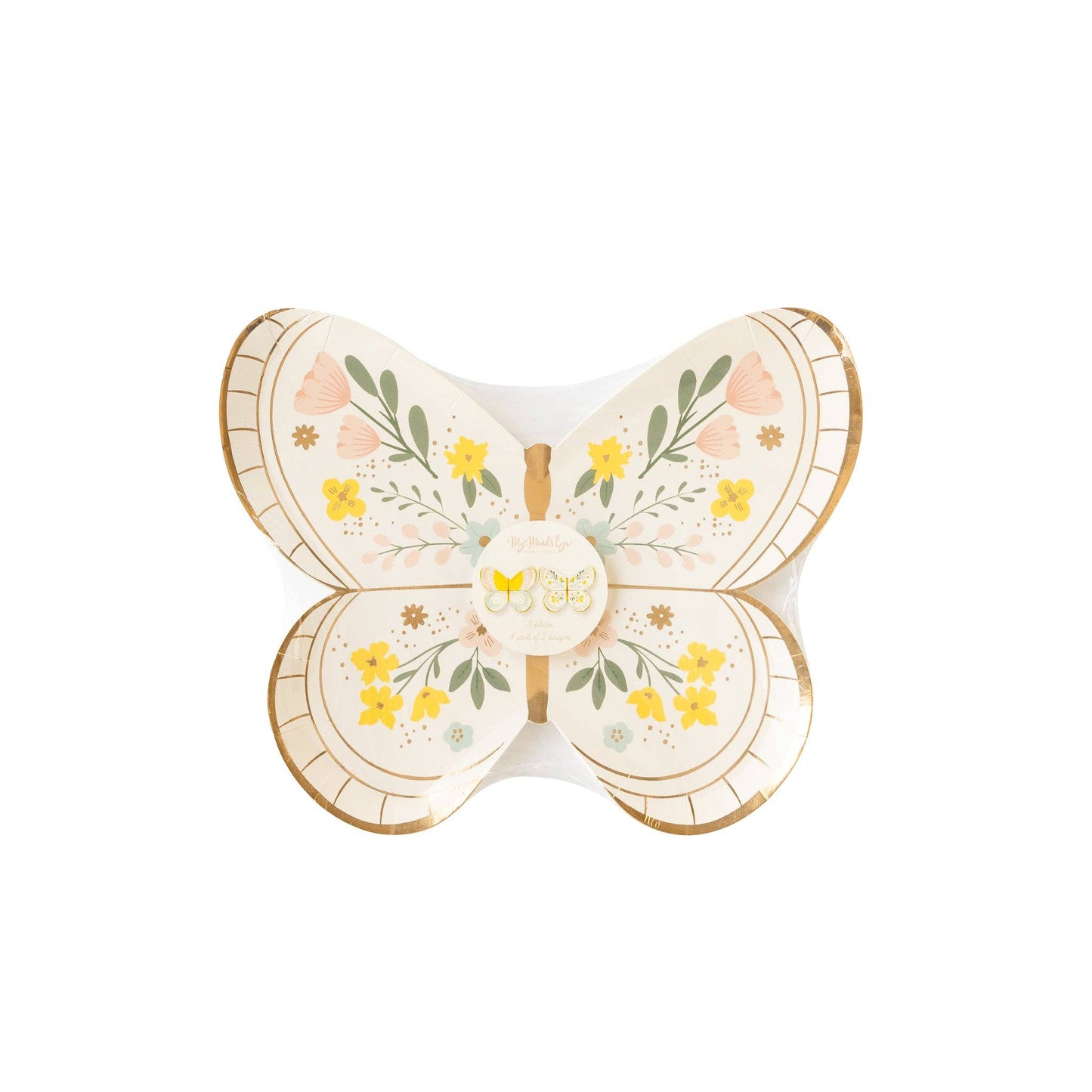 Butterfly Plates Set 8ct