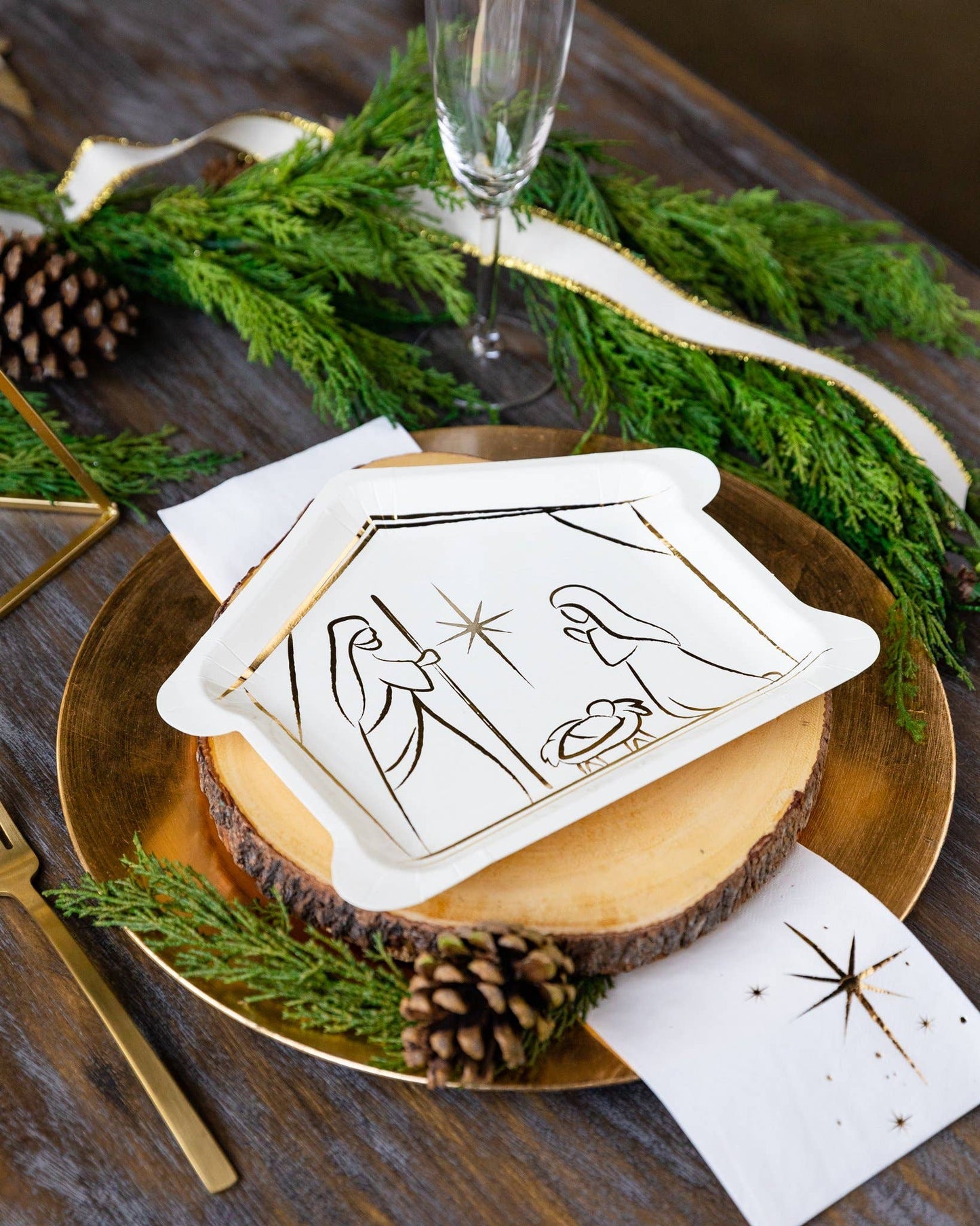 Nativity Plates 8ct