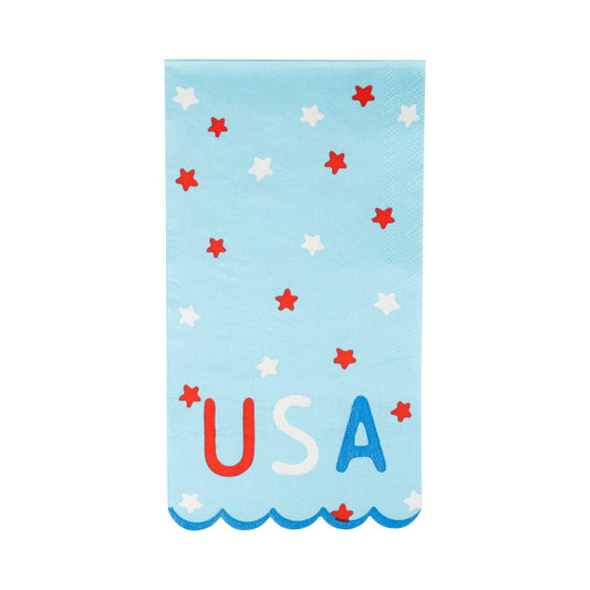 USA Stars Dinner Napkin 24ct