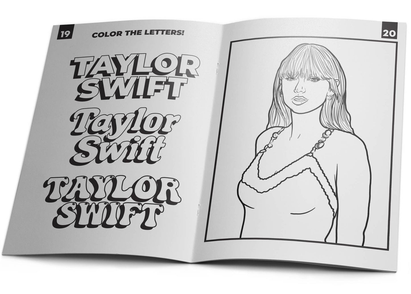 Taylor Swift Activity Coloring Book