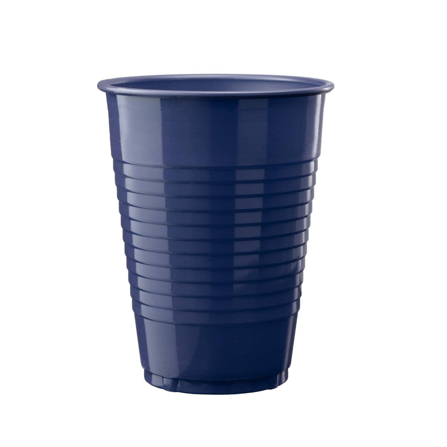 12 oz Navy Plastic Cups - 50 Ct.