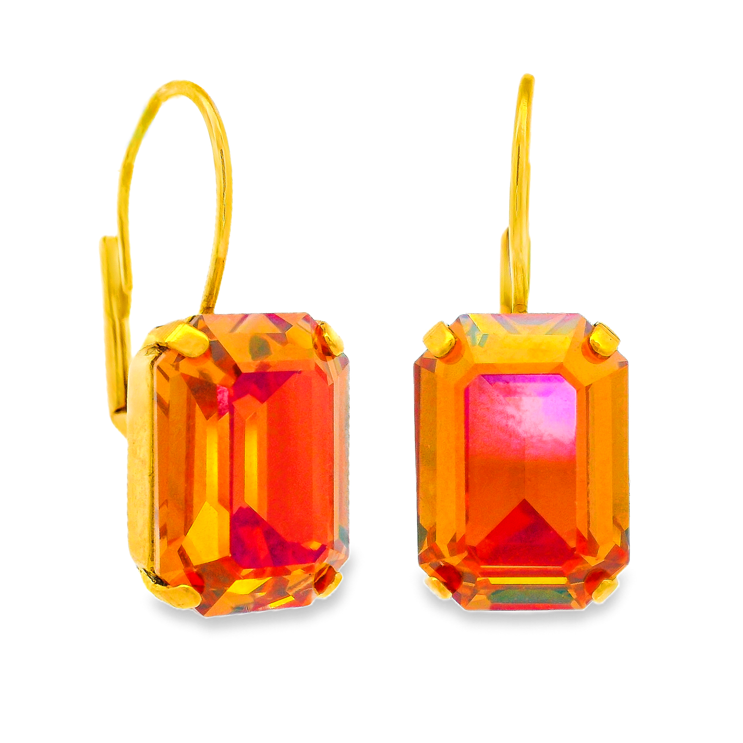 Rubin Hook Earrings: Peridot Brandy