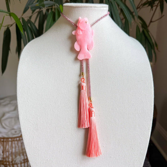 Glitzy Fishy Bolo No. 1 Necklace