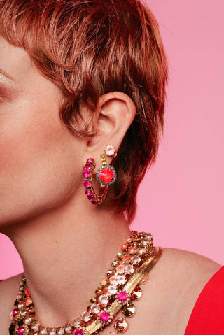 Jubilee Hoop Earrings in Candy Crush Colors: ABV
