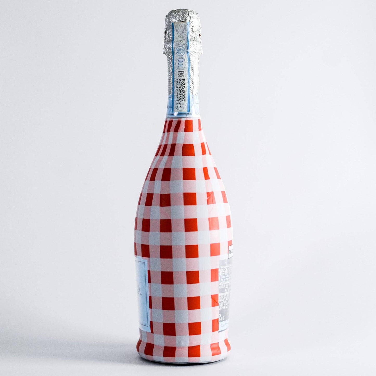 Beau Bottles Red and White Gingham - Prosecco Collection