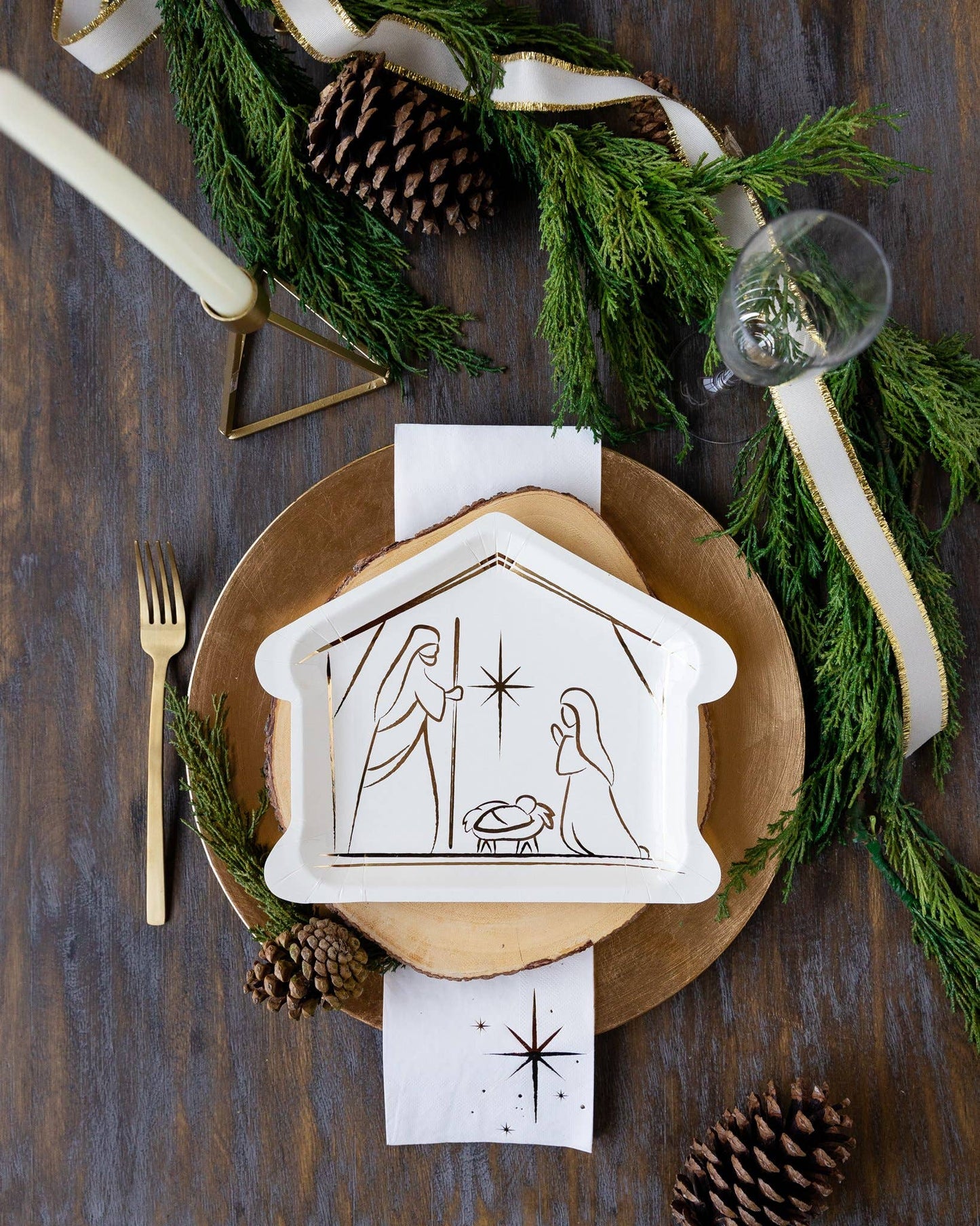 Nativity Plates 8ct