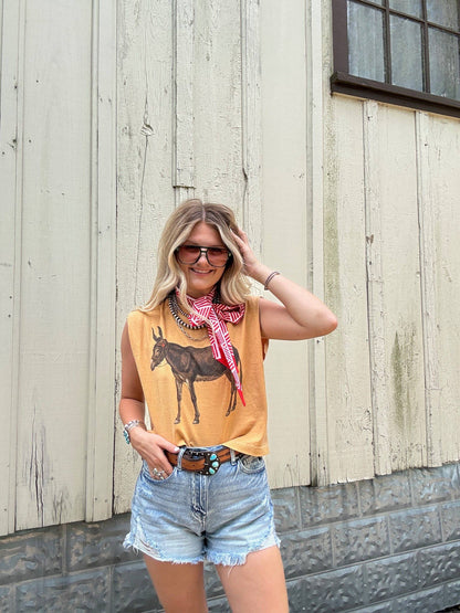Vintage Donkey Boxy Tank