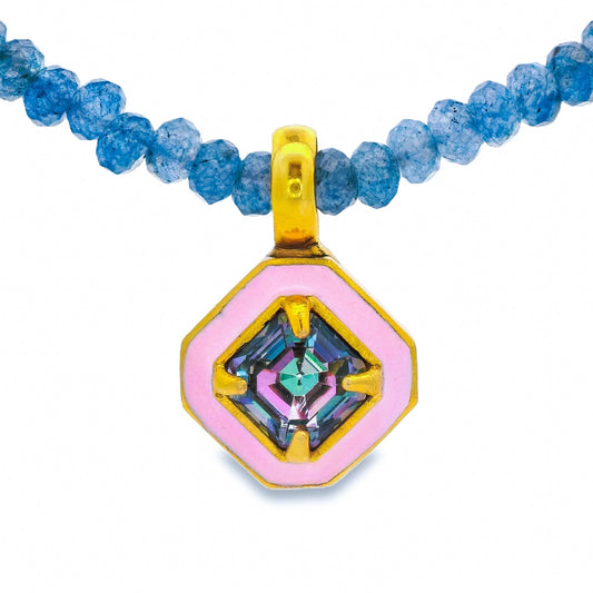 Dakota Necklace in Light Pink