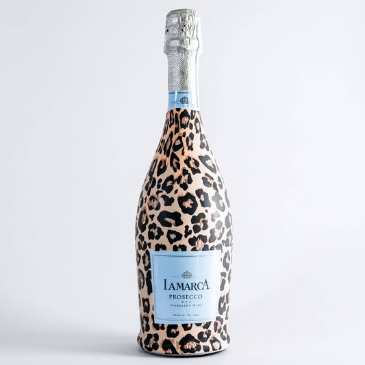 Beau Bottles Tan Leopard - Prosecco Collection