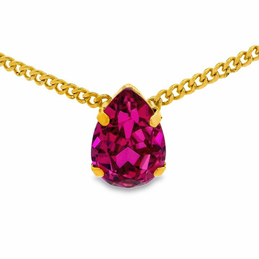 Lumi Necklace in Bohemian Wonderland: Dark Rose