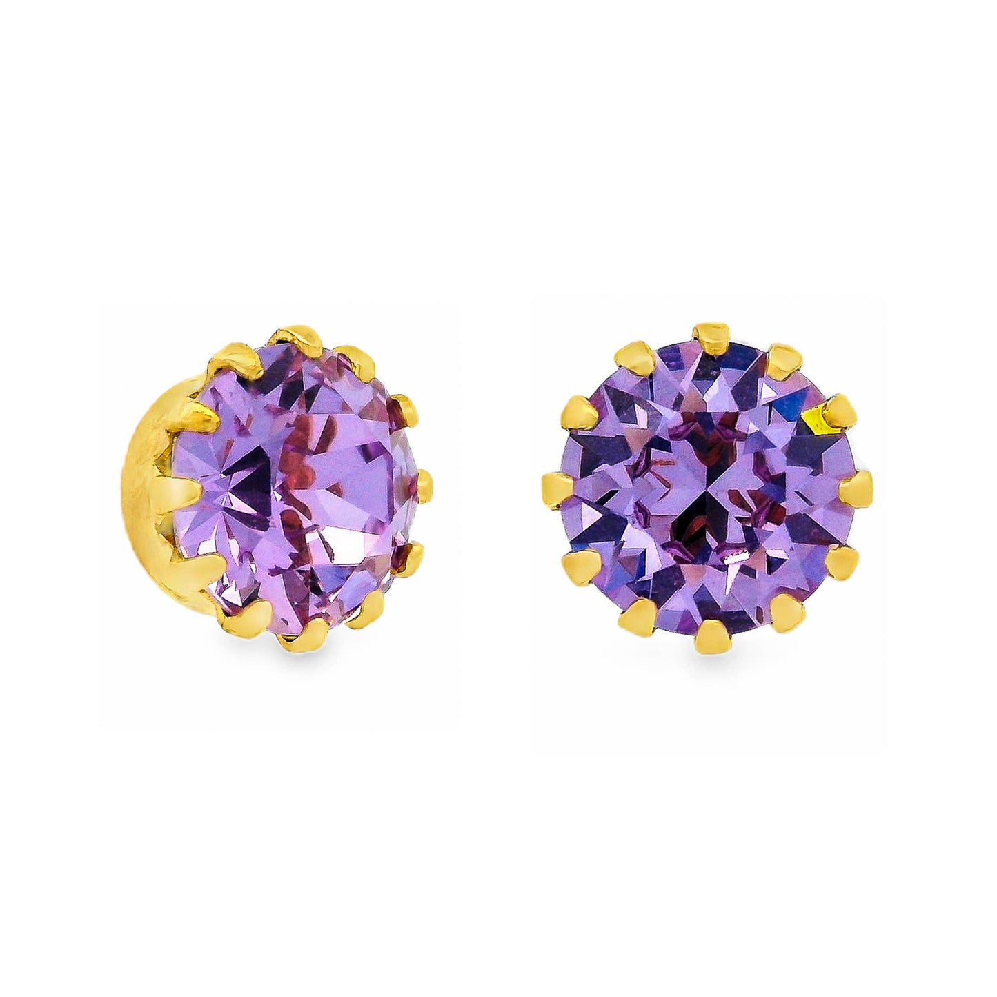 Mini Chrisley Studs: Tanzanite Glimmer