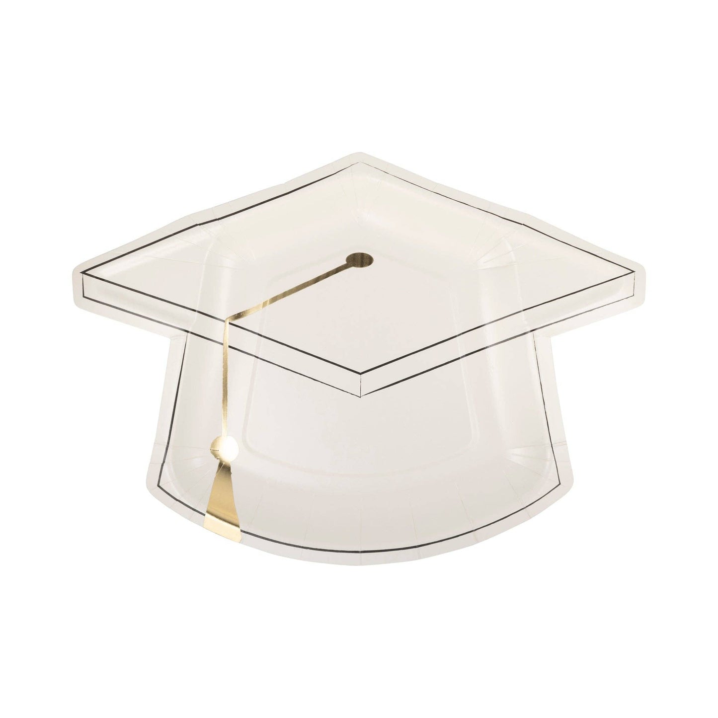 Graduation Cap Plates 8ct