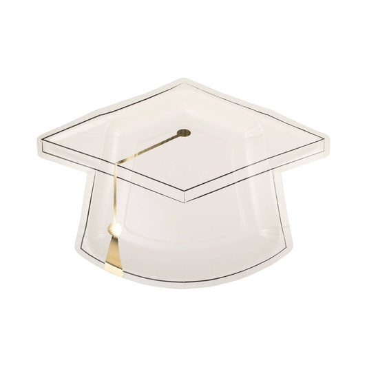 Graduation Cap Plates 8ct