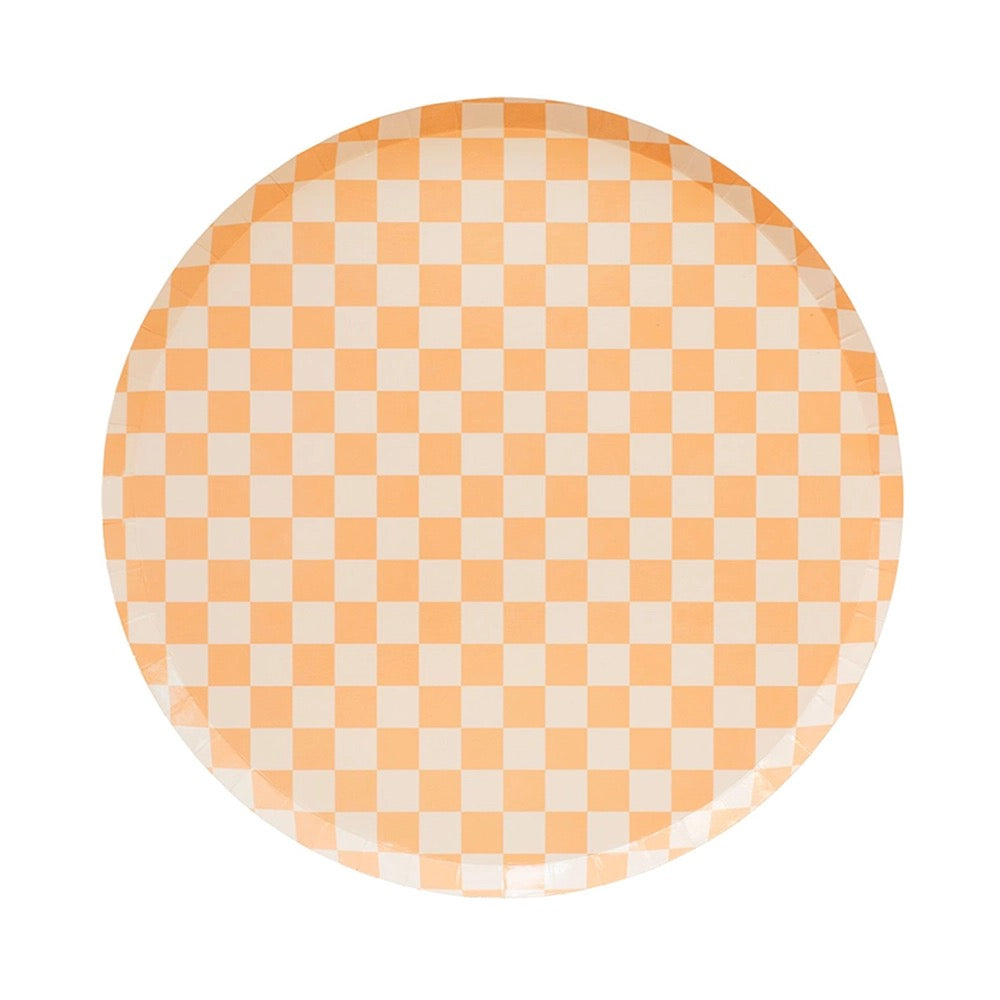 Check It! Peaches N' Cream Plates - 2 Size Options - 8 Pk.