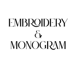 Regular Embroidery/Monogram Add-On