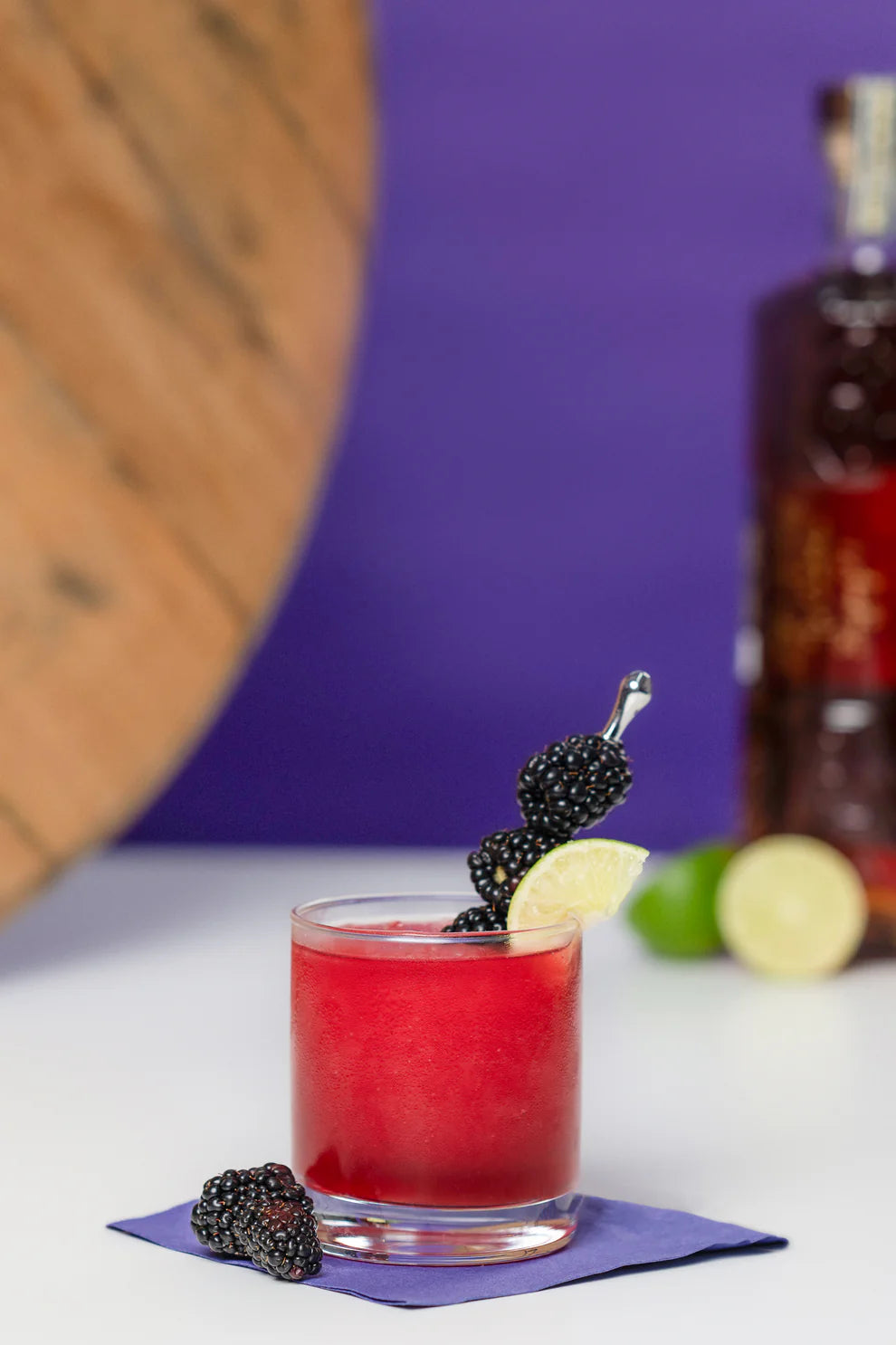 Blackberry Bourbon Smash Cocktail Slush Mix - 10oz