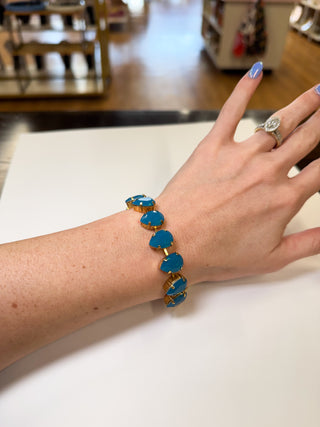 Avani Bracelet in Caribbean Blue Opal
