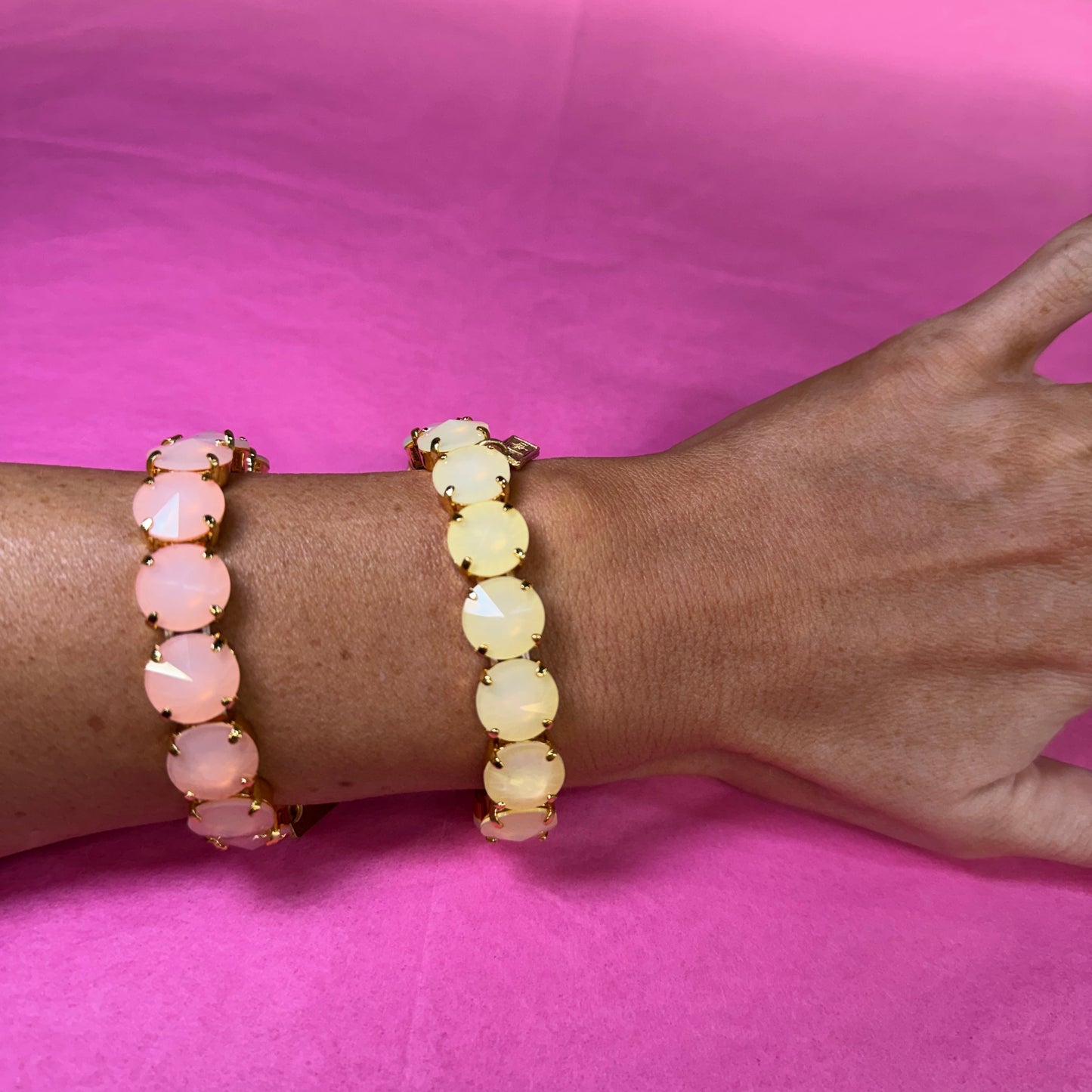 Croatia Stretch Bracelet in Ultra Opal Fairy Dust- 2 Color Options