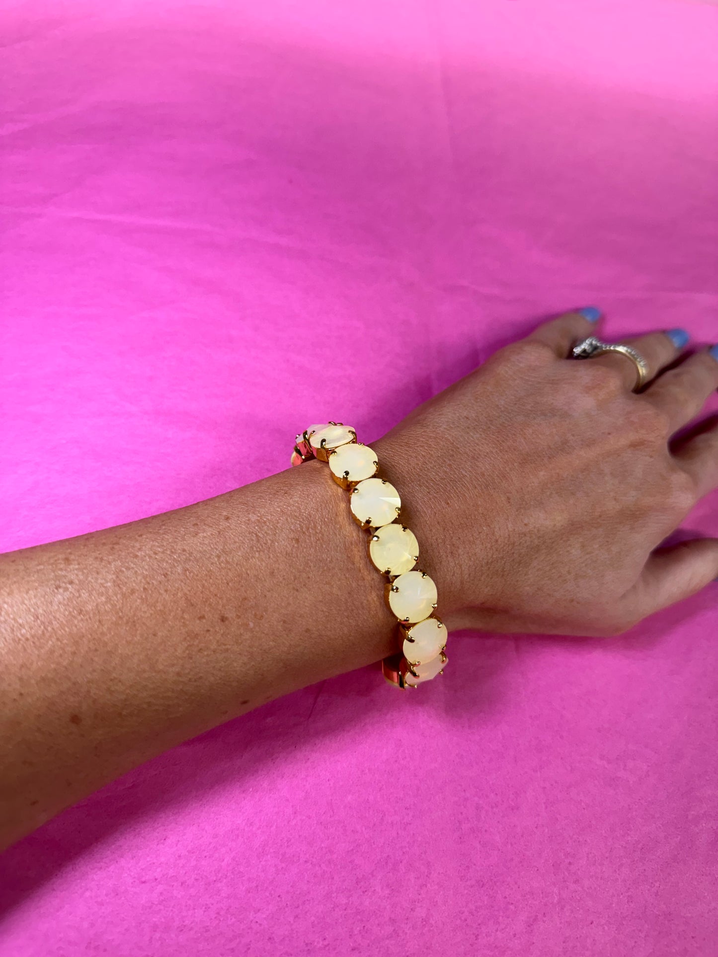 Croatia Stretch Bracelet in Ultra Opal Fairy Dust- 2 Color Options