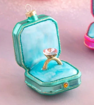 Glitterville Shine and Be Mine Diamond Ring Ornament