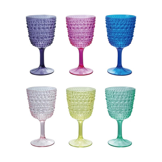 14oz Acrylic Stemmed Glass