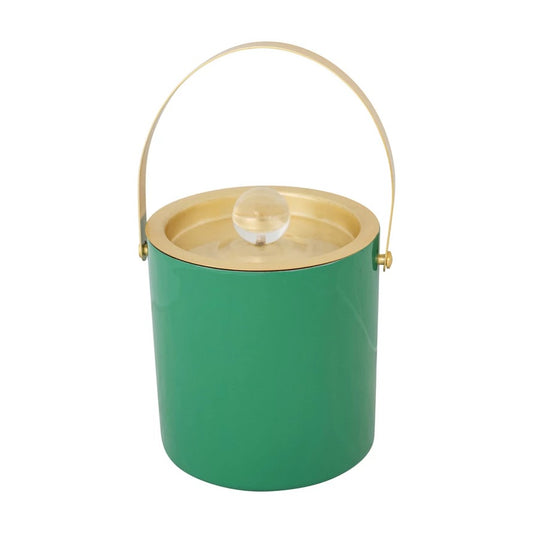 Green 1.5 Quart Enameled Ice Bucket