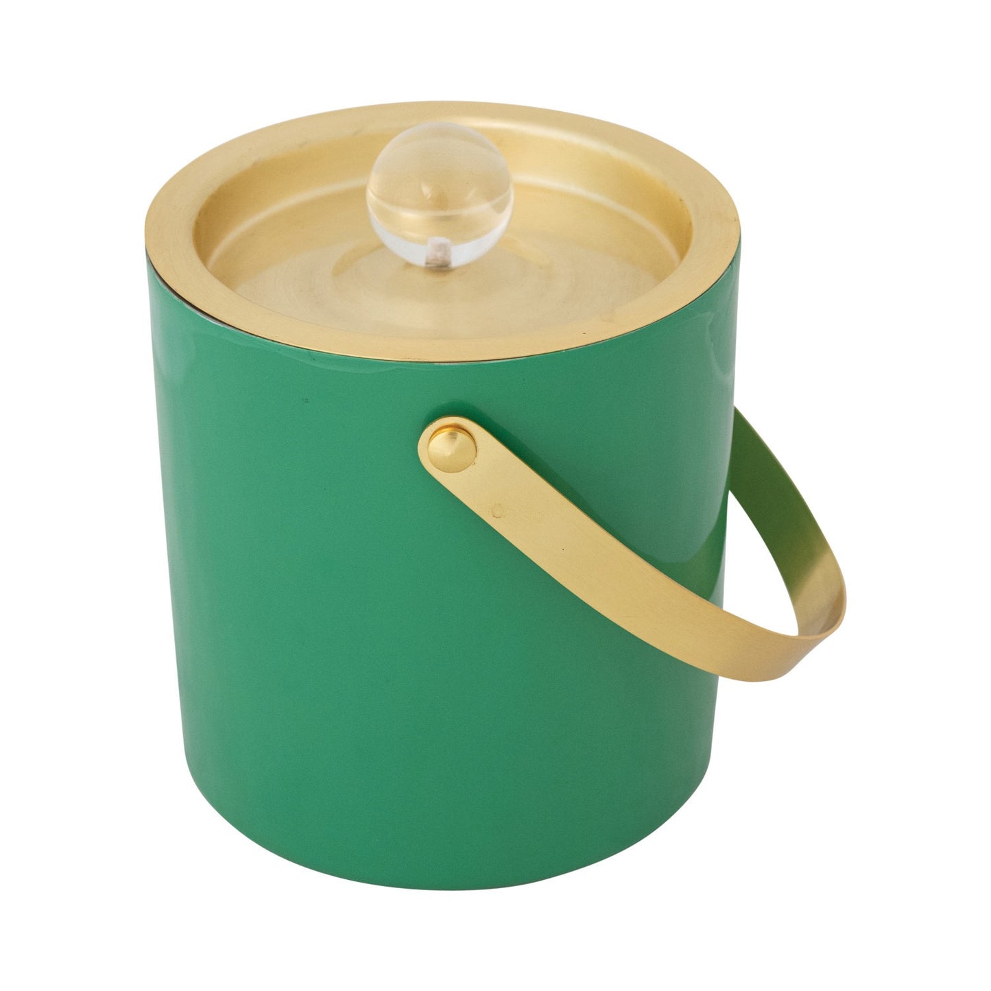 Green 1.5 Quart Enameled Ice Bucket