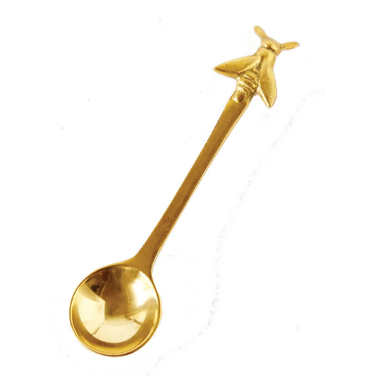 Brass Bee Spoon 5"