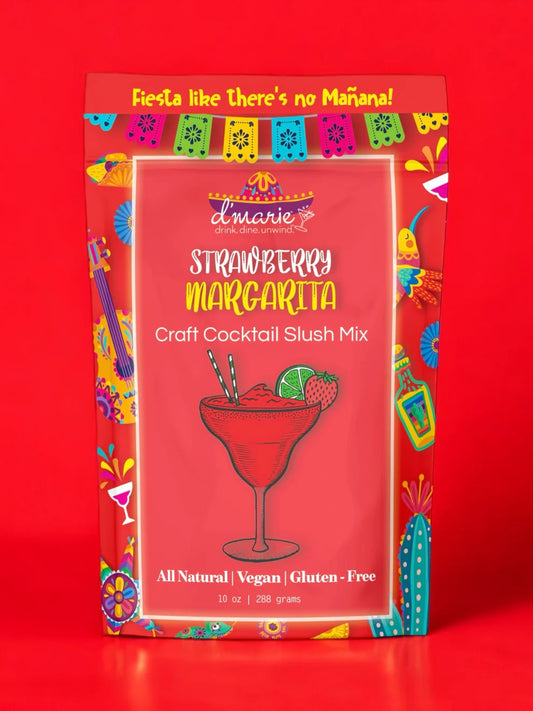 Strawberry Margarita Cocktail Slush Mix - 10oz