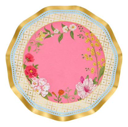 Wavy Salad Plate Rococco Set/8