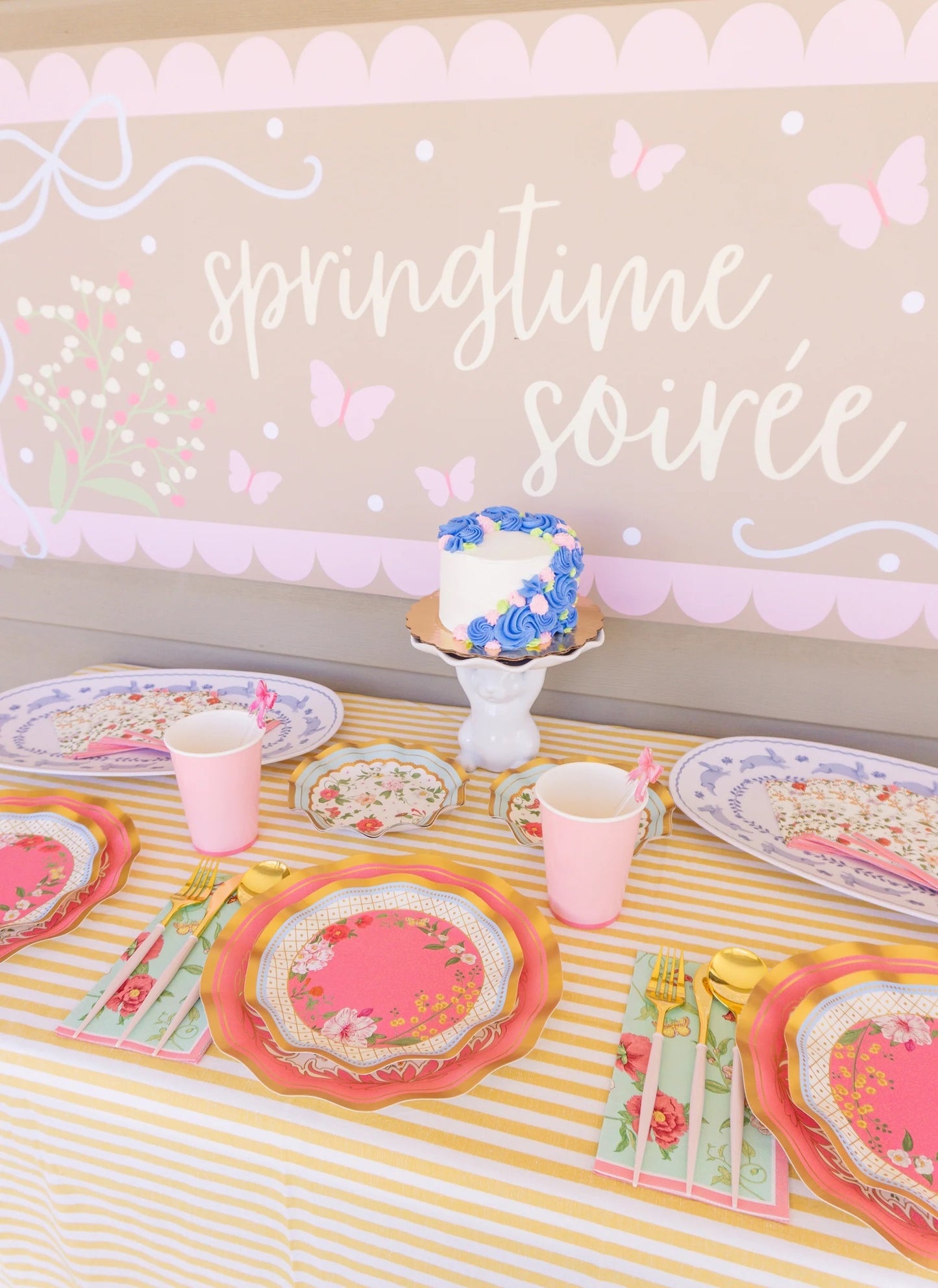 Wavy Salad Plate Rococco Set/8