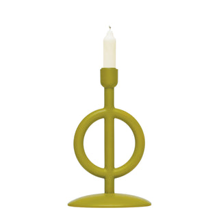 Chartreuse Candle Taper Holder