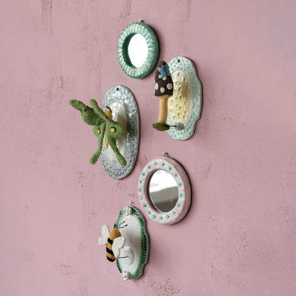Turquoise 5" Mirror (Hang or Stand)
