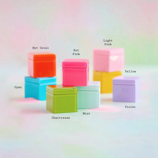 Glitterville Rainbow Glass Box, Assorted Colors