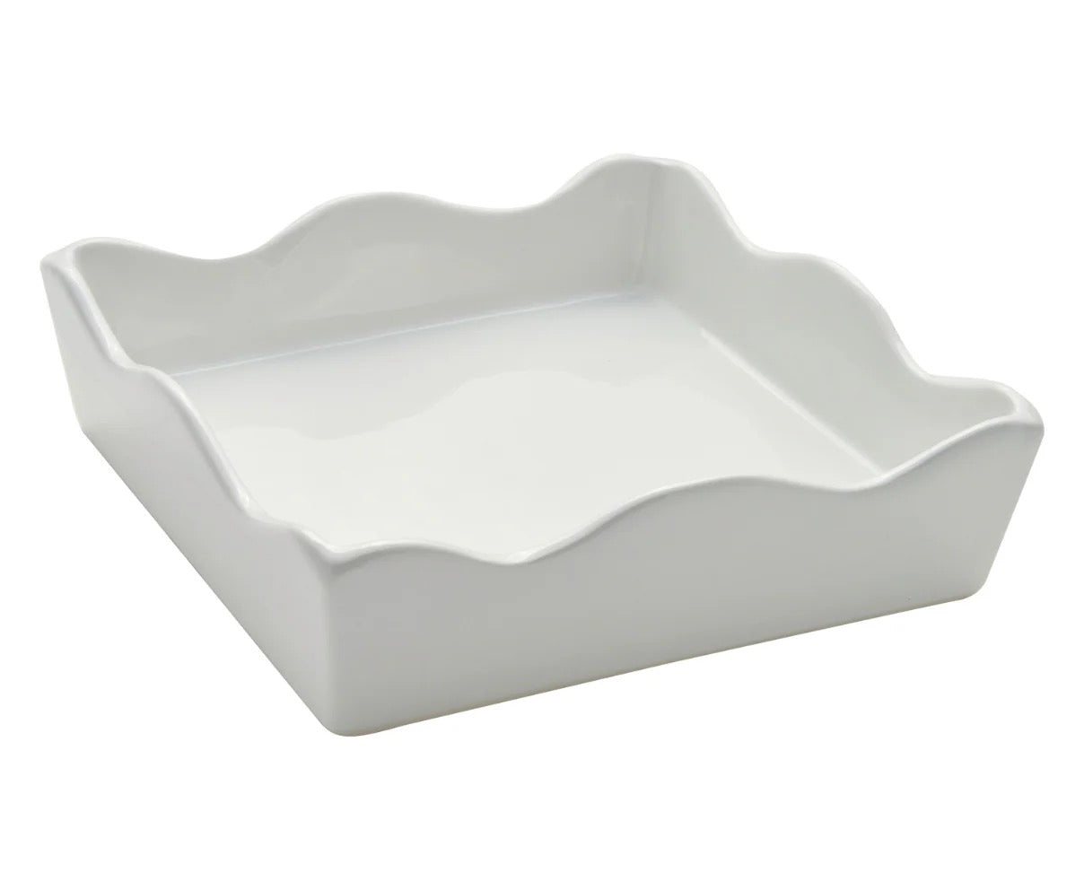 Ceramic Cocktail Napkin Tray (Tray Only)