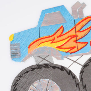 Meri Meri Monster Truck Napkins- 16ct