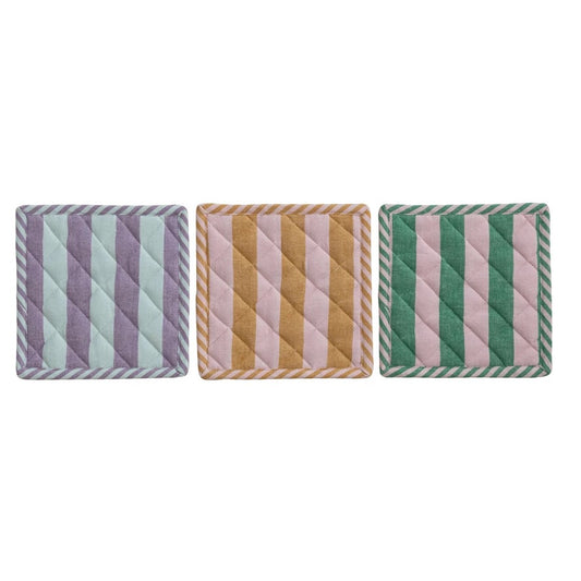 Striped Pot Holder- 3 Colors