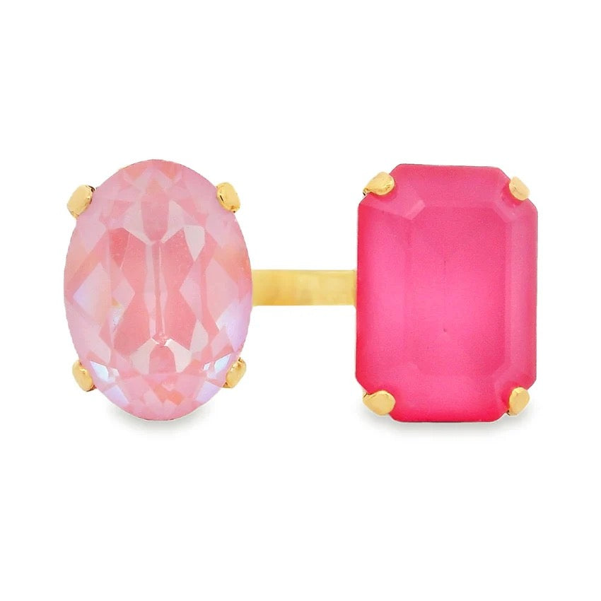 Janel Ring in Fairy Dust- Pink