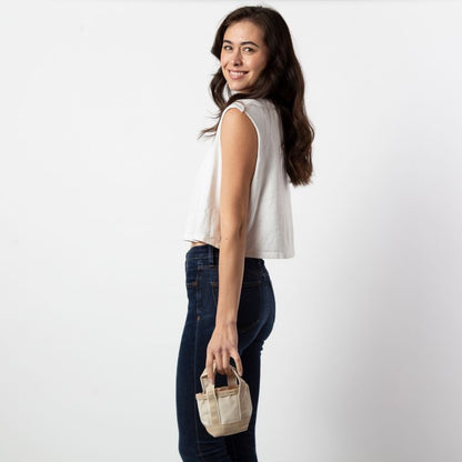 Mini Canvas Tote- 2 Colors
