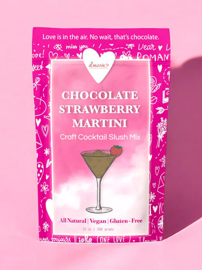 Chocolate Strawberry Martini Cocktail Slush Mix