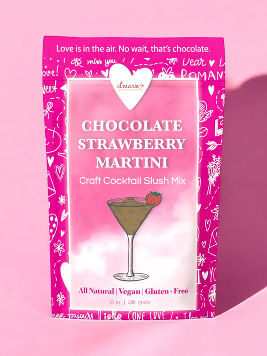 Chocolate Strawberry Martini Cocktail Slush Mix
