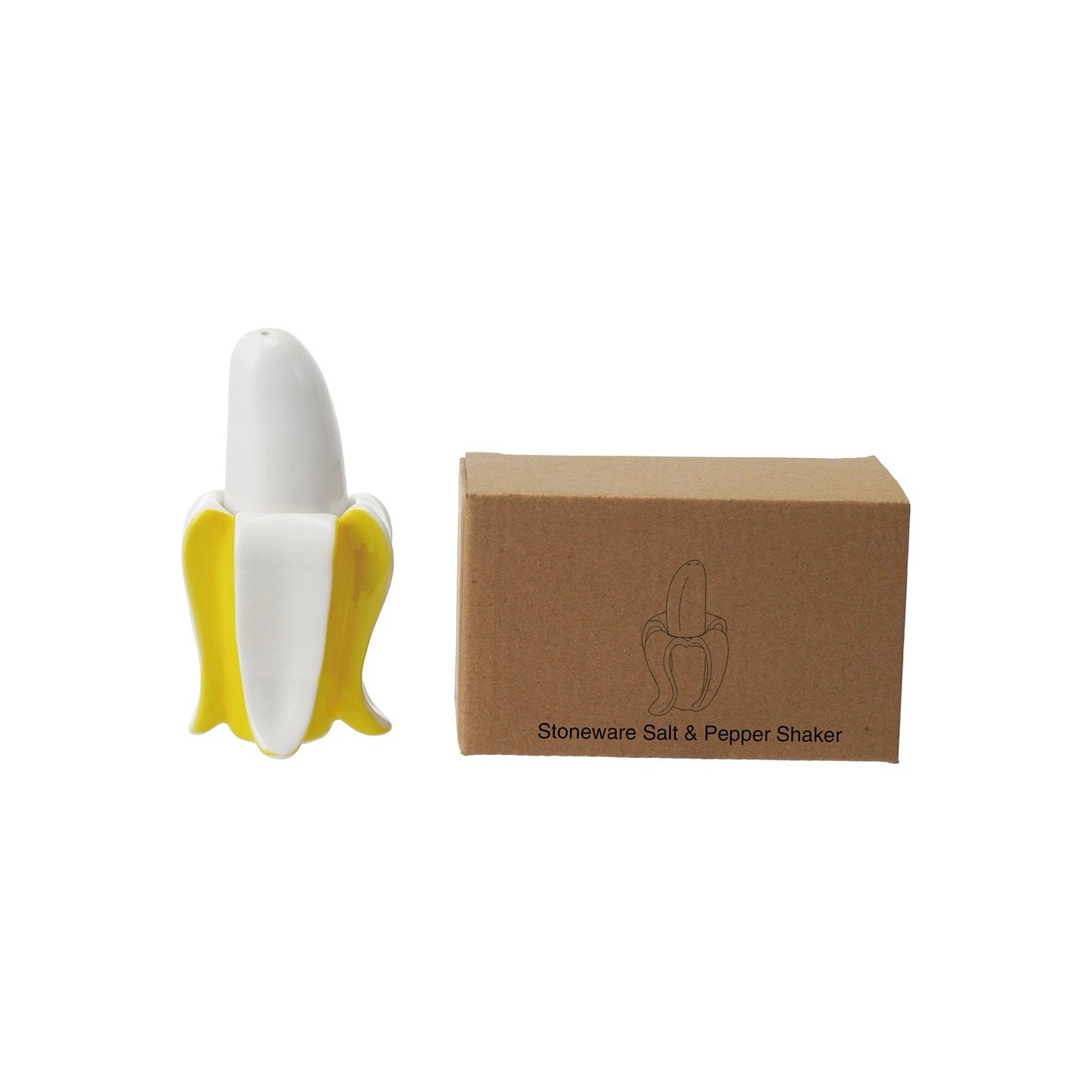 Ceramic Banana Salt & Pepper Shaker Set