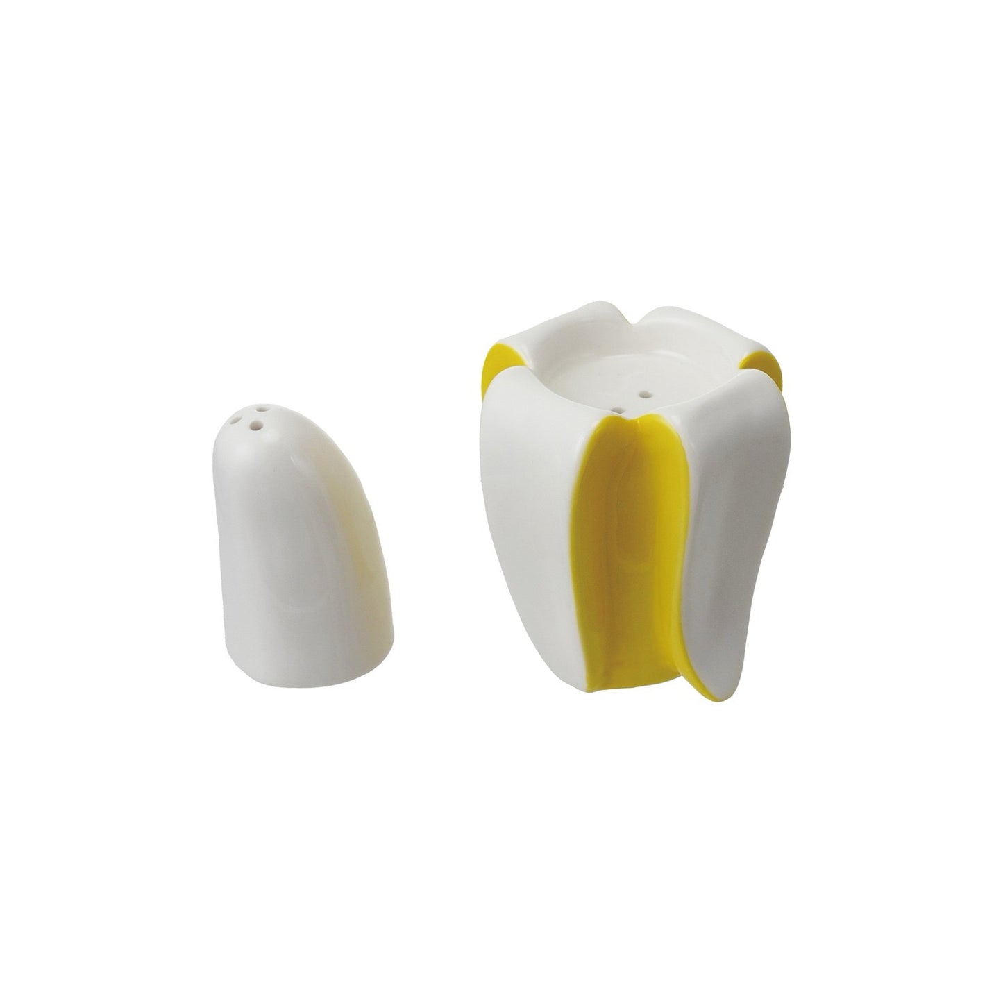 Ceramic Banana Salt & Pepper Shaker Set