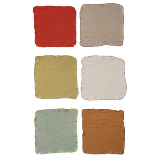 Woven Cloth Napkins Set of 4, 6 Color Options
