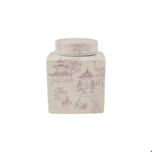 Purple Vintage Ginger Jar