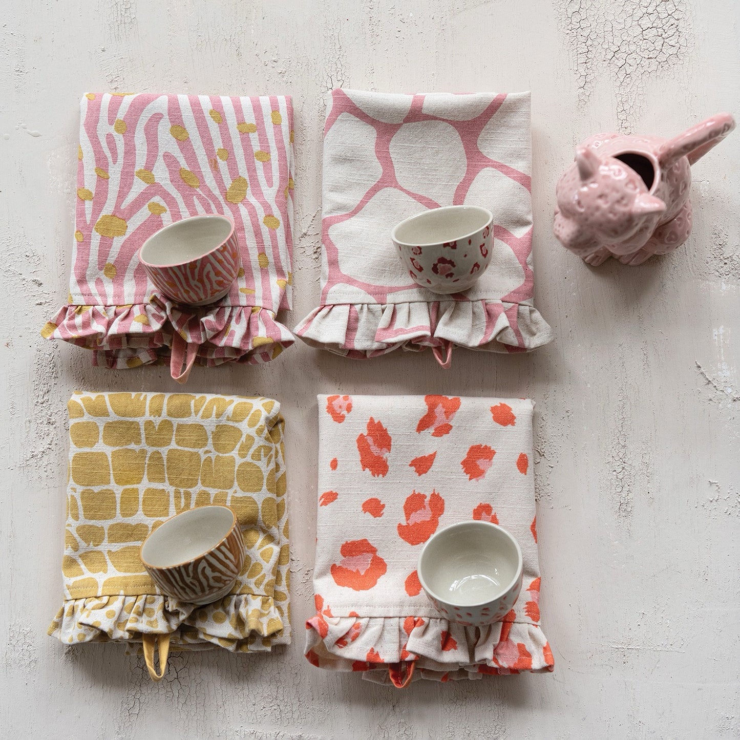 Animal Print Tea Towel - 4 Style Options