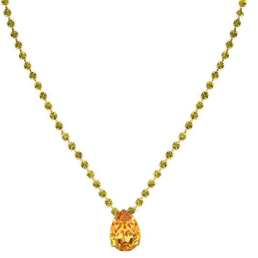 Milli Necklace- Light Amber/Khaki